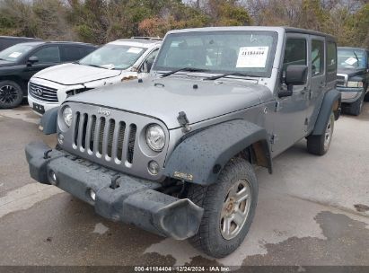 2018 JEEP WRANGLER JK UNLIMITED SPORT RHD 4X4 Gray  Flexible Fuel 1C4BJWKG3JL892926 photo #1