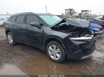 2021 CHEVROLET BLAZER FWD 1LT Gray  Gasoline 3GNKBBRA6MS505508 photo #1