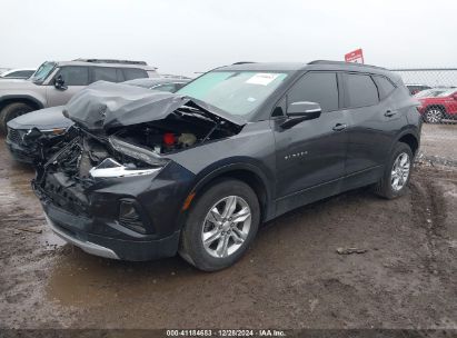 2021 CHEVROLET BLAZER FWD 1LT Gray  Gasoline 3GNKBBRA6MS505508 photo #3