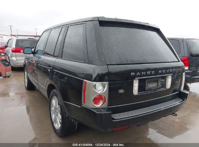 2006 LAND ROVER RANGE ROVER HSE Black  Gasoline SALME15476A207985 photo #4