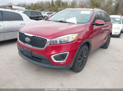 2017 KIA SORENTO 3.3L LX Red  Gasoline 5XYPG4A58HG220696 photo #3