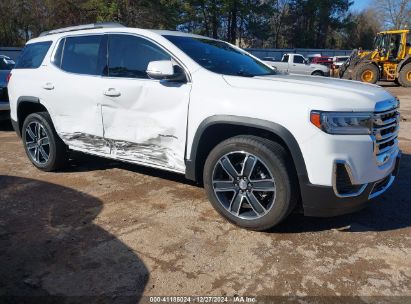 2021 GMC ACADIA FWD SLT White  Gasoline 1GKKNMLS9MZ139628 photo #1