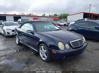 2003 MERCEDES-BENZ CLK 430 Blue  Gasoline WDBLK70G43T139661 photo #1