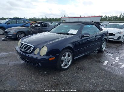 2003 MERCEDES-BENZ CLK 430 Blue  Gasoline WDBLK70G43T139661 photo #3