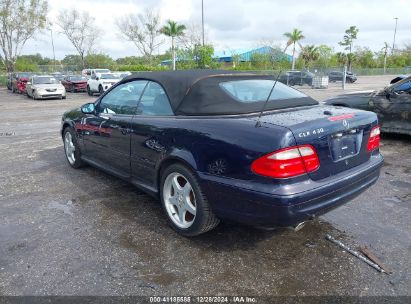 2003 MERCEDES-BENZ CLK 430 Blue  Gasoline WDBLK70G43T139661 photo #4