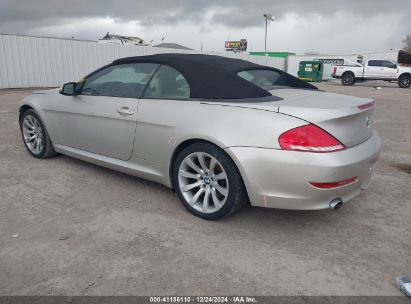 2010 BMW 650I Silver  Gasoline WBAEB5C58AC225588 photo #4