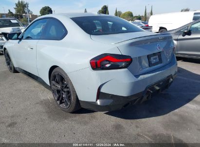 2024 BMW 230 I Gray  Gasoline 3MW23CM01R8E68198 photo #4