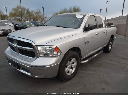 2018 RAM 1500 SLT  4X2 6'4 BOX Silver  Flexible Fuel 1C6RR6GG1JS324431 photo #3