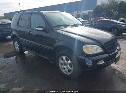 2004 MERCEDES-BENZ ML 500 4MATIC Black  Gasoline 4JGAB75E54A463582 photo #1