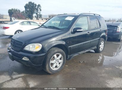 2004 MERCEDES-BENZ ML 500 4MATIC Black  Gasoline 4JGAB75E54A463582 photo #3