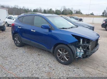 2014 HYUNDAI TUCSON SE Blue  Gasoline KM8JU3AG1EU804700 photo #1