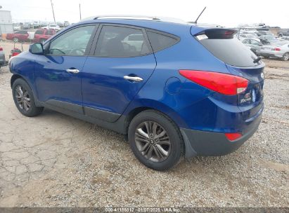 2014 HYUNDAI TUCSON SE Blue  Gasoline KM8JU3AG1EU804700 photo #4