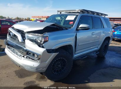 2016 TOYOTA 4RUNNER LIMITED Gray  Gasoline JTEBU5JR1G5361379 photo #3