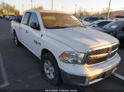 2014 RAM 1500 SLT White  Gasoline 1C6RR7GT8ES344703 photo #1