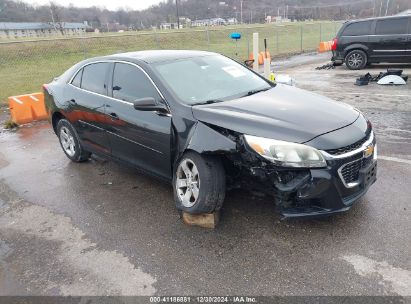 2015 CHEVROLET MALIBU LS Black  Gasoline 1G11B5SL0FF216657 photo #1