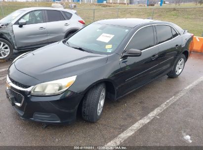 2015 CHEVROLET MALIBU LS Black  Gasoline 1G11B5SL0FF216657 photo #3