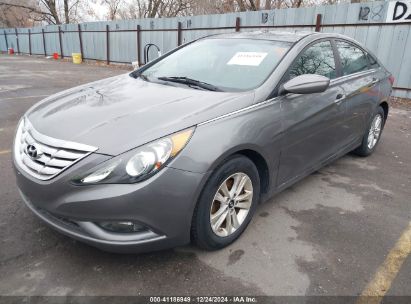 2013 HYUNDAI SONATA GLS Silver sedan 4d gas 5NPEB4AC7DH760774 photo #3