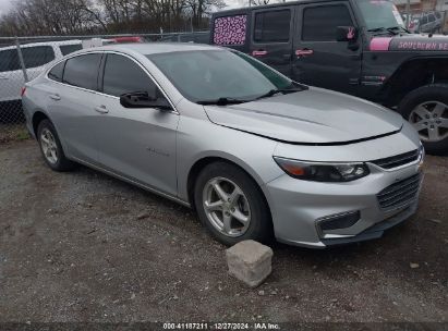 2016 CHEVROLET MALIBU LS Silver  Gasoline 1G1ZB5ST5GF302955 photo #1