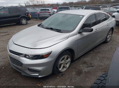 2016 CHEVROLET MALIBU LS Silver  Gasoline 1G1ZB5ST5GF302955 photo #3