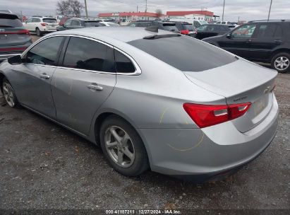 2016 CHEVROLET MALIBU LS Silver  Gasoline 1G1ZB5ST5GF302955 photo #4