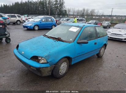 1991 GEO METRO LSI Blue  Gasoline 2C1MR2462M6719066 photo #3