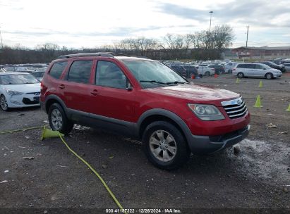 2009 KIA BORREGO LX V6 Burgundy  Gasoline KNDJH741595034007 photo #1