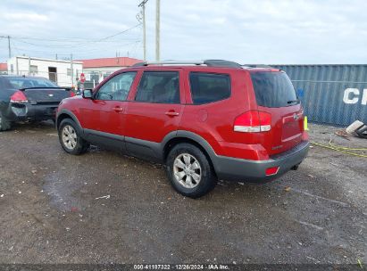 2009 KIA BORREGO LX V6 Burgundy  Gasoline KNDJH741595034007 photo #4