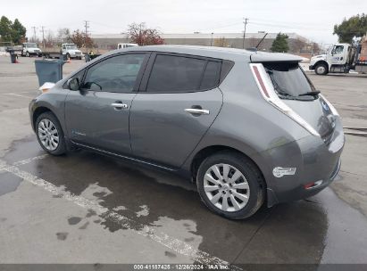 2015 NISSAN LEAF S Gray  Electric 1N4AZ0CP2FC315852 photo #4