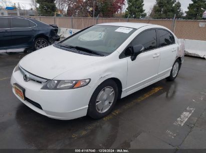 2006 HONDA CIVIC HYBRID White  Hybrid JHMFA36236S004542 photo #3