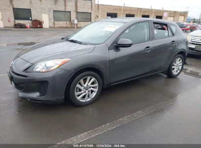 2013 MAZDA MAZDA3 I GRAND TOURING Gray  Gasoline JM1BL1MP3D1722222 photo #3