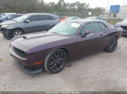 2022 DODGE CHALLENGER GT Purple  Flexible Fuel 2C3CDZJG3NH233749 photo #3