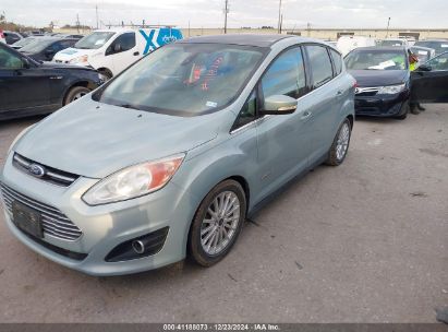 2013 FORD C-MAX HYBRID SEL Blue  Hybrid 1FADP5BU7DL547741 photo #3