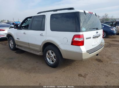 2007 FORD EXPEDITION EDDIE BAUER White  Gasoline 1FMFU17547LA31245 photo #4