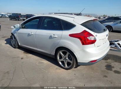 2014 FORD FOCUS TITANIUM White  Gasoline 1FADP3N26EL461692 photo #4