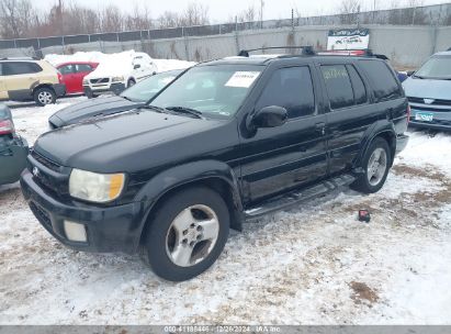 2002 INFINITI QX4 LUXURY Black  Gasoline JNRDR09Y82W260162 photo #3