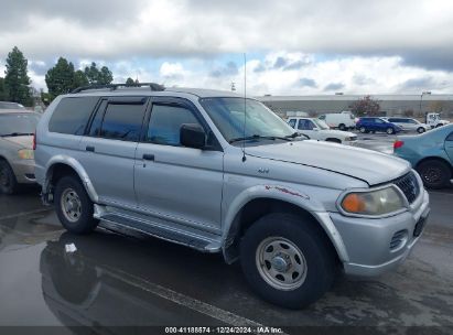 2003 MITSUBISHI MONTERO SPORT ES/LS Silver  Gasoline JA4MT21H33J029624 photo #1