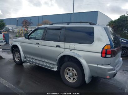 2003 MITSUBISHI MONTERO SPORT ES/LS Silver  Gasoline JA4MT21H33J029624 photo #4