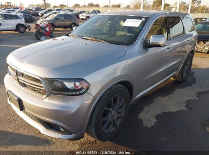 2017 DODGE DURANGO R/T Silver  Gasoline 1C4SDJCT2HC928704 photo #3