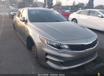 2018 KIA OPTIMA LX Gray  Gasoline 5XXGT4L3XJG261882 photo #1