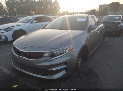 2018 KIA OPTIMA LX Gray  Gasoline 5XXGT4L3XJG261882 photo #3