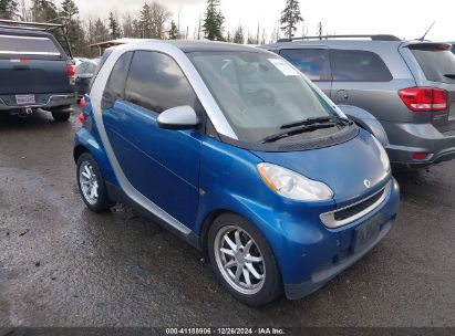 2008 SMART FORTWO PASSION/PURE Blue  Gasoline WMEEJ31X88K126575 photo #1