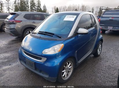 2008 SMART FORTWO PASSION/PURE Blue  Gasoline WMEEJ31X88K126575 photo #3