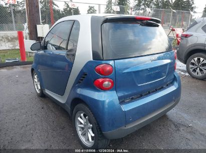 2008 SMART FORTWO PASSION/PURE Blue  Gasoline WMEEJ31X88K126575 photo #4