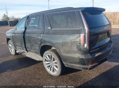 2023 CADILLAC ESCALADE 4WD SPORT Black  Gasoline 1GYS4EKL1PR159112 photo #4