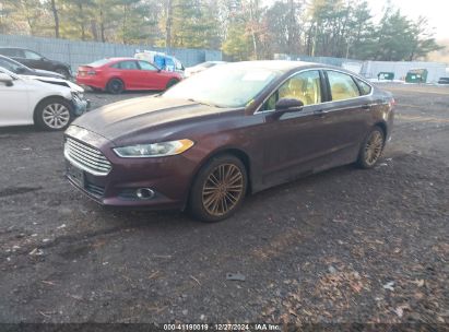 2013 FORD FUSION SE Red  Gasoline 3FA6P0HR0DR335733 photo #3