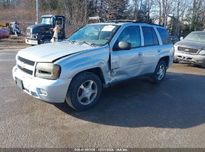 2008 CHEVROLET TRAILBLAZER LT Silver  Gasoline 1GNDS13S482193646 photo #3