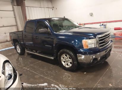 2012 GMC SIERRA 1500 SLE Blue  Flexible Fuel 3GTP2VE78CG257547 photo #1