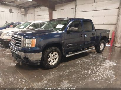 2012 GMC SIERRA 1500 SLE Blue  Flexible Fuel 3GTP2VE78CG257547 photo #3