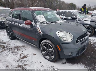 2016 MINI COUNTRYMAN COOPER S Gray  Gasoline WMWZC5C59GWU20198 photo #1