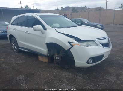 2013 ACURA RDX White  Gasoline 5J8TB4H55DL014786 photo #1